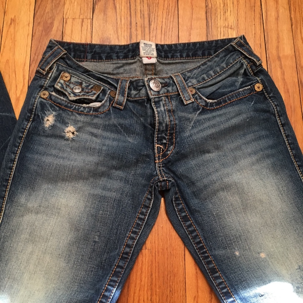 Distressed True religion Jeans